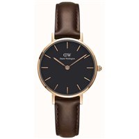 Armbanduhr Daniel Wellington Dame Classic Petite in Stahl DW00100221